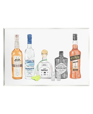 Stupell Industries Mixed Bar Liquor Bottles Wall Plaque Art, 13" x 19" - Multi