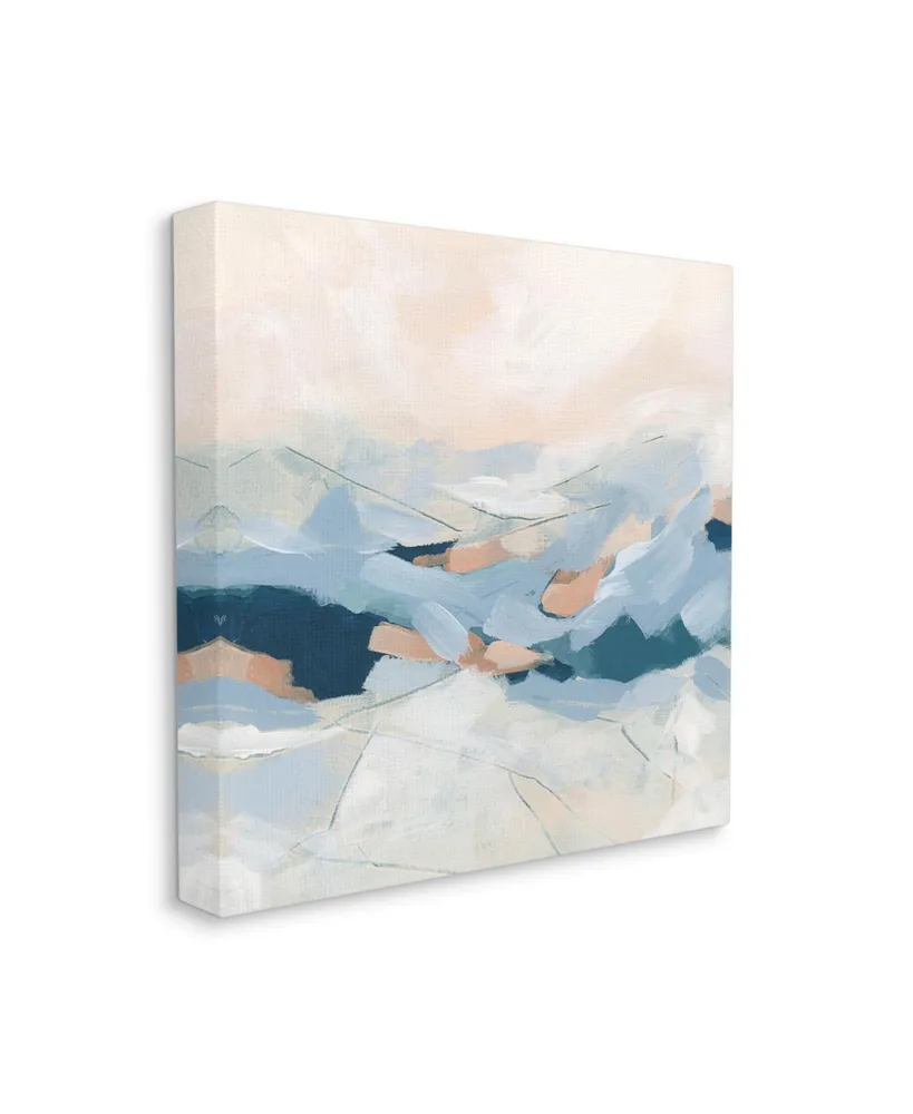Stupell Industries Modern Abstract Mountain Landscape Canvas Wall Art, 24" x 1.5" x 24" - Multi