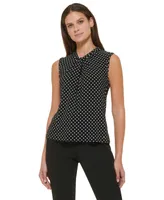 Tommy Hilfiger Women's Knot-Neck Top