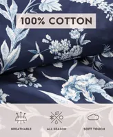 Laura Ashley Branch Toile Cotton Reversible Comforter Sets