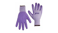 Mud Gloves Mud Simply Mud Gloves, Nitrile Coated Gloves For Gardening and Work, Purple, Med