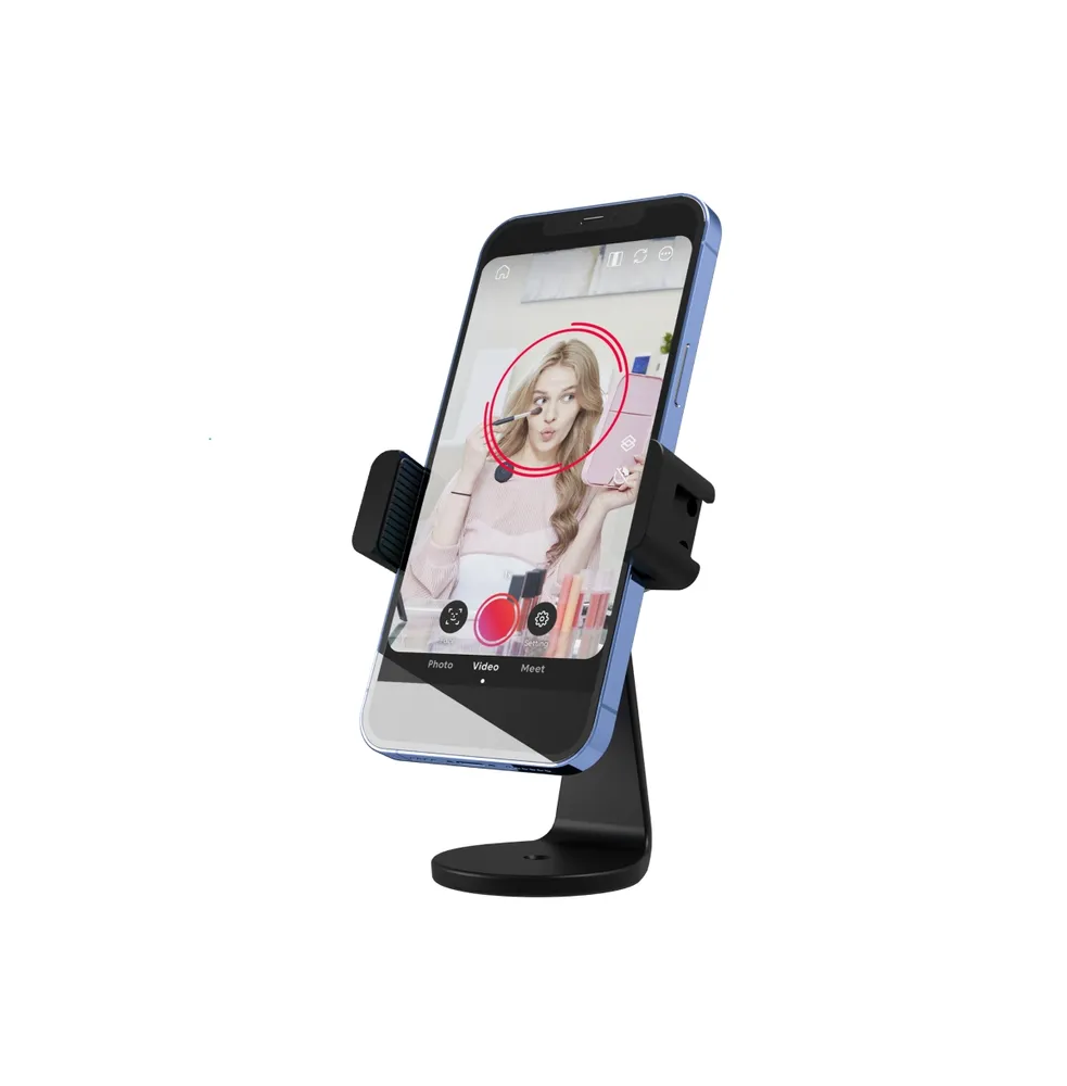Pivo Smart Mount Adjustable 360° Vertical and Horizontal Smartphone Aluminum Holder Stand with Universal Clamp Adapter for Pivo Pod