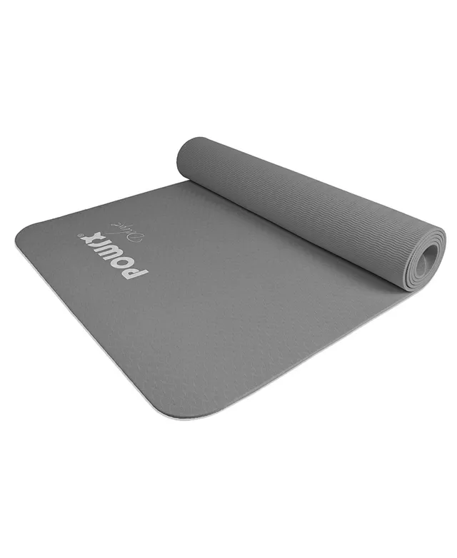 Dollar Deal Powrx Yoga Mat Thick with Carrying Strap and Bag for