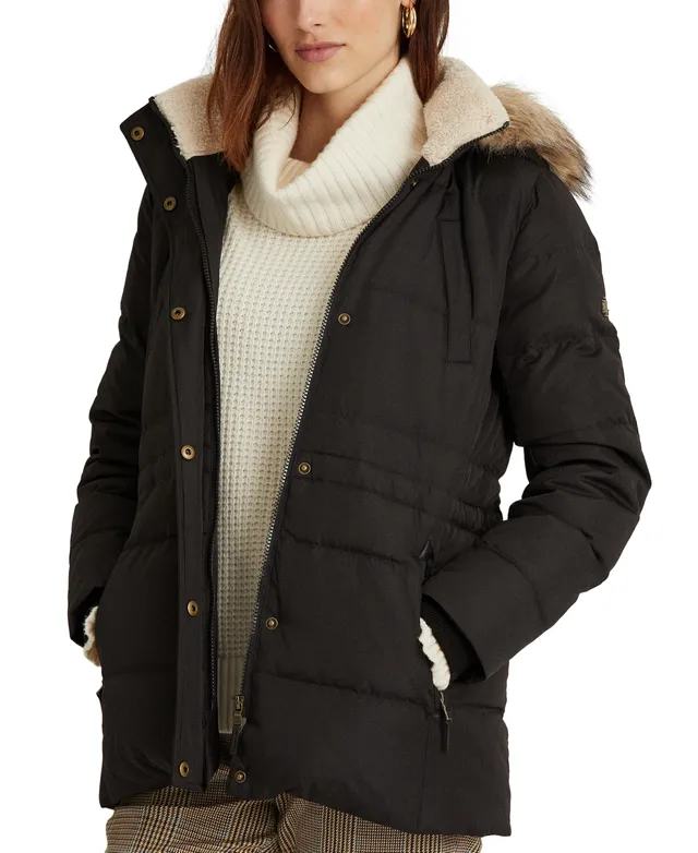 Spring Rotation Ultimate Faux Fur-Lined Hooded Puffer Jacket