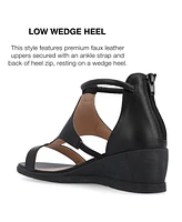 Journee Collection Women's Trayle Wedge Sandals