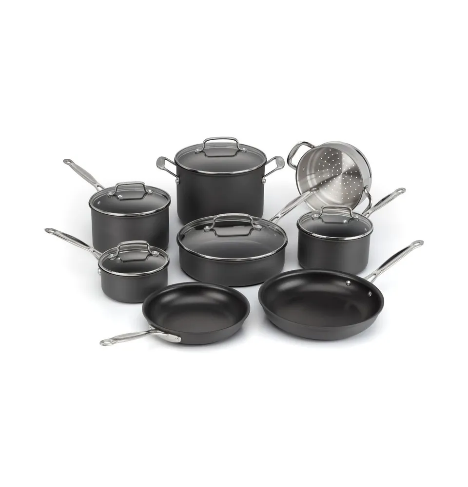 Cuisinart Chef's Classic Nonstick Hard Anodized Cookware 13 Piece Cookware Set