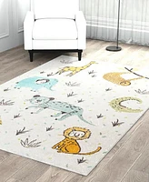 Bayshore Home Campy Kids Animals 7'10" x 10' Area Rug