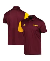 Men's adidas Maroon Arizona State Sun Devils Aeroready Polo Shirt