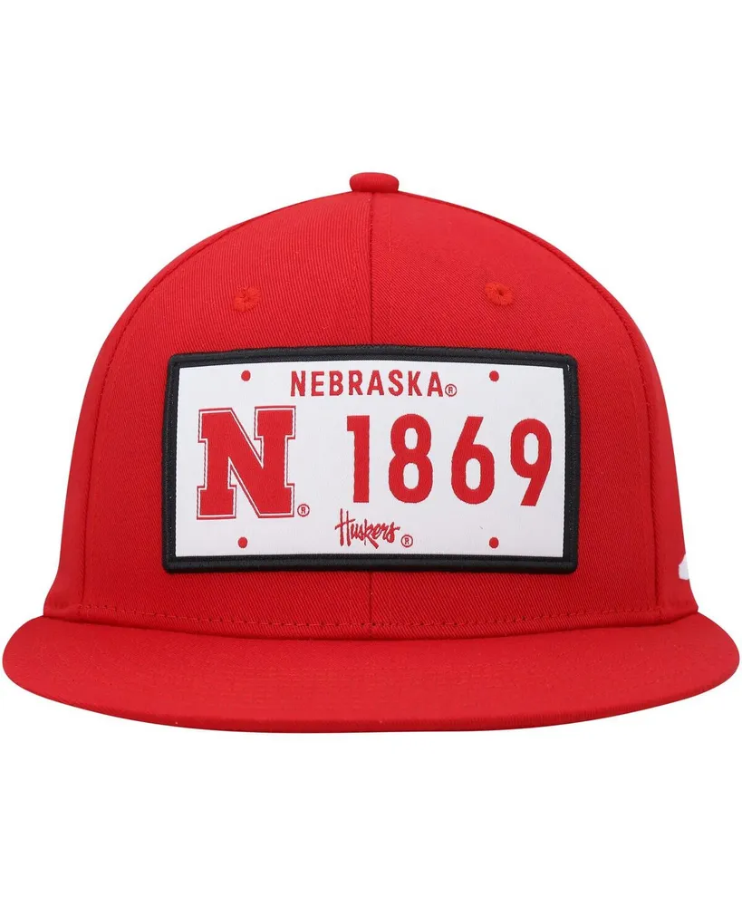 Men's adidas Scarlet Nebraska Huskers Established Snapback Hat