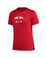 Women's adidas Red New York Red Bulls Aeroready Club Icon T-shirt