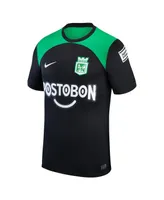 Men's Nike Black Atletico Nacional Away Replica jersey