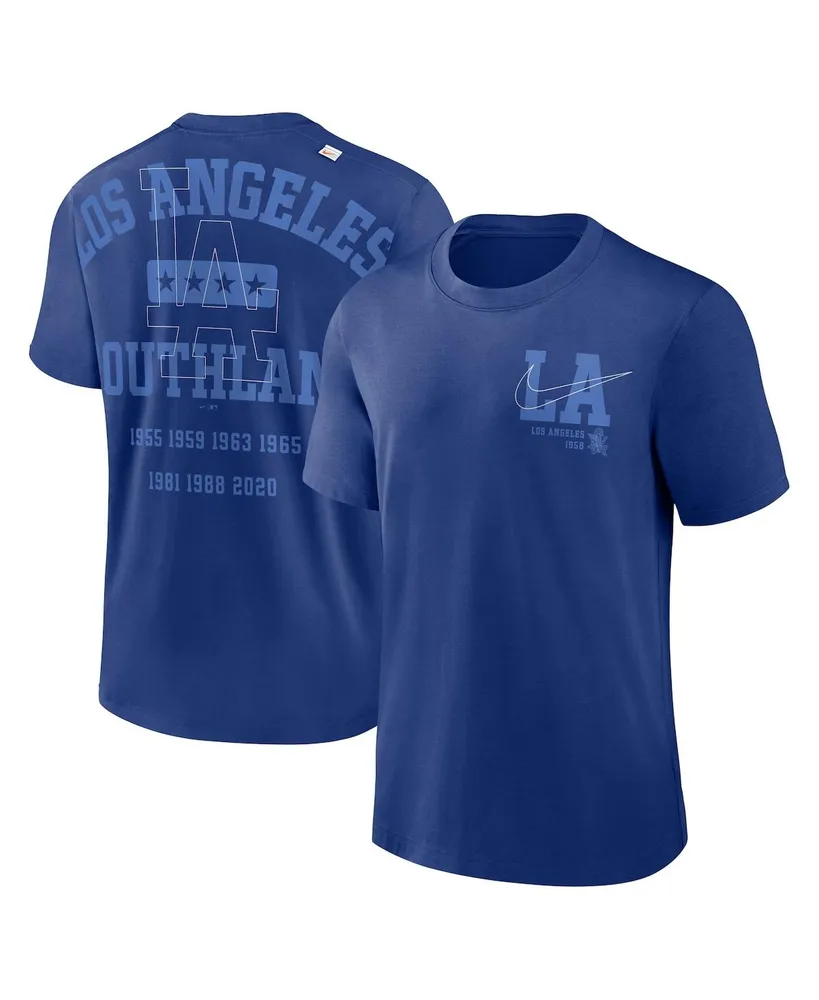 Nike Men's Nike Royal Los Angeles Dodgers Statement Game Over T-shirt