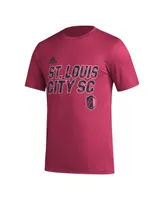 Men's adidas Red St. Louis City Sc Team Jersey Hook Aeroready T-shirt