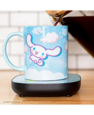 Uncanny Brands Cinnamoroll Coffee Mug with Electric Mug Warmer – Keeps Your Favorite Beverage Warm - Auto Shut On/Off