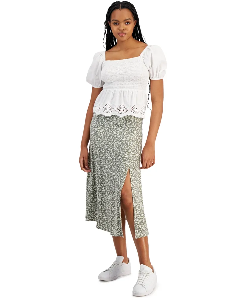 And Now This Women's Printed Midi Skirt, Created for Macy's