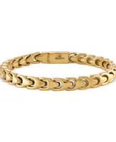 Bulova Men's Link Bracelet Gold-Plated Stainless Steel