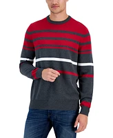 Club Room Men's Vary Striped Sweater, Created for Macy's