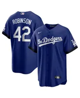 Men's Nike Jackie Robinson Royal Los Angeles Dodgers City Connect Replica Player Jersey