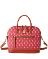 Women's Dooney & Bourke Los Angeles Angels Signature Domed Zip Satchel Purse