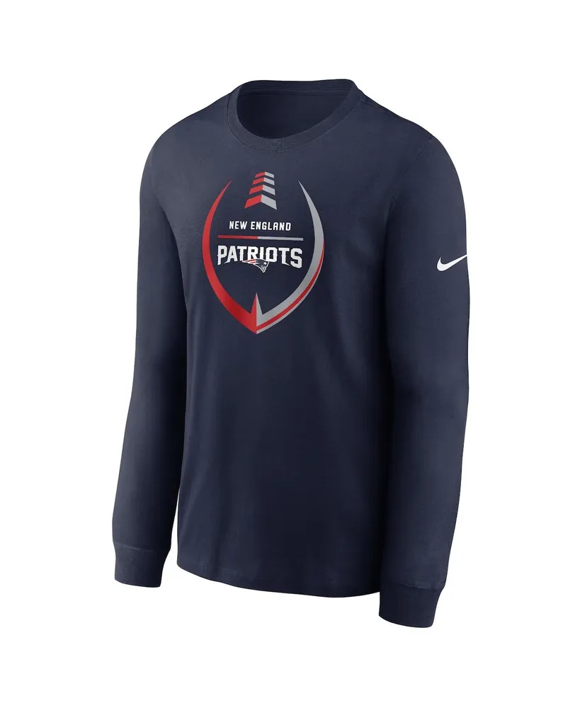 Men's Nike Navy New England Patriots Icon Legend Long Sleeve T-shirt