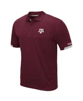 Men's Colosseum Maroon Texas A&M Aggies Big and Tall Santry Polo Shirt