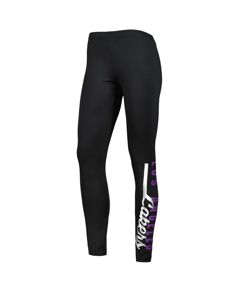 Women's G-iii 4Her by Carl Banks Black Los Angeles Lakers Jump Shot Leggings