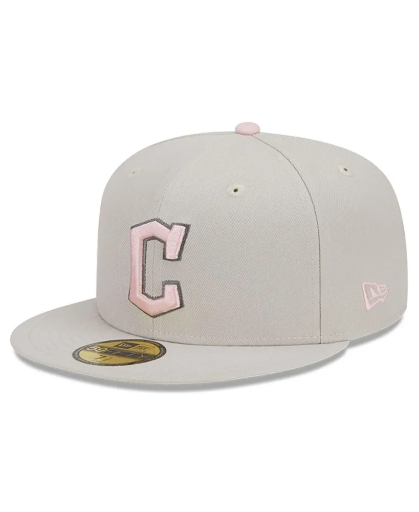 Men's New Era Khaki Cleveland Guardians 2023 Mother's Day On-Field 59FIFTY Fitted Hat