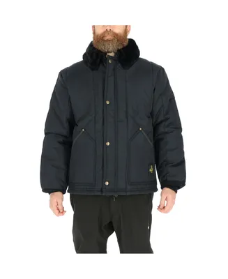 RefrigiWear Big & Tall Insulated Iron-Tuff Arctic Jacket with Soft Fleece Collar