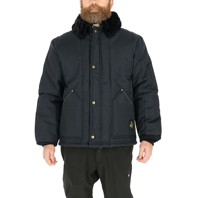 RefrigiWear Big & Tall Insulated Iron-Tuff Arctic Jacket with Soft Fleece Collar