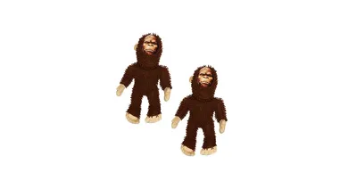 Mighty Micro Bigfoot, 2-Pack Dog Toys
