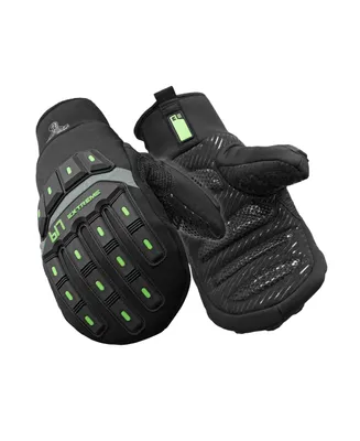RefrigiWear Men's Insulated Extreme Freezer Mittens with Grip Palm & Impact Protection