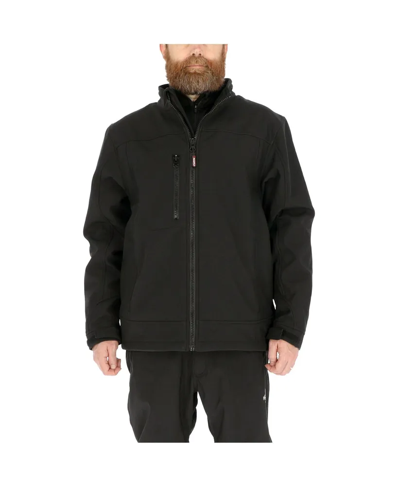 RefrigiWear Big & Tall Warm Insulated Softshell Jacket with Soft Micro-Fleece Lining