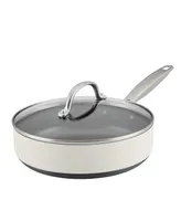 Anolon Achieve Hard Anodized Nonstick 3 Quart Saute Pan with Lid