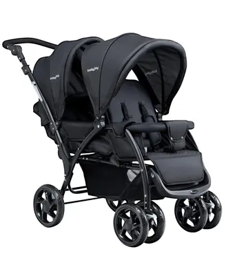 Costway Baby Twin Baby Double Stroller Lightweight Travel Stroller Pushchair