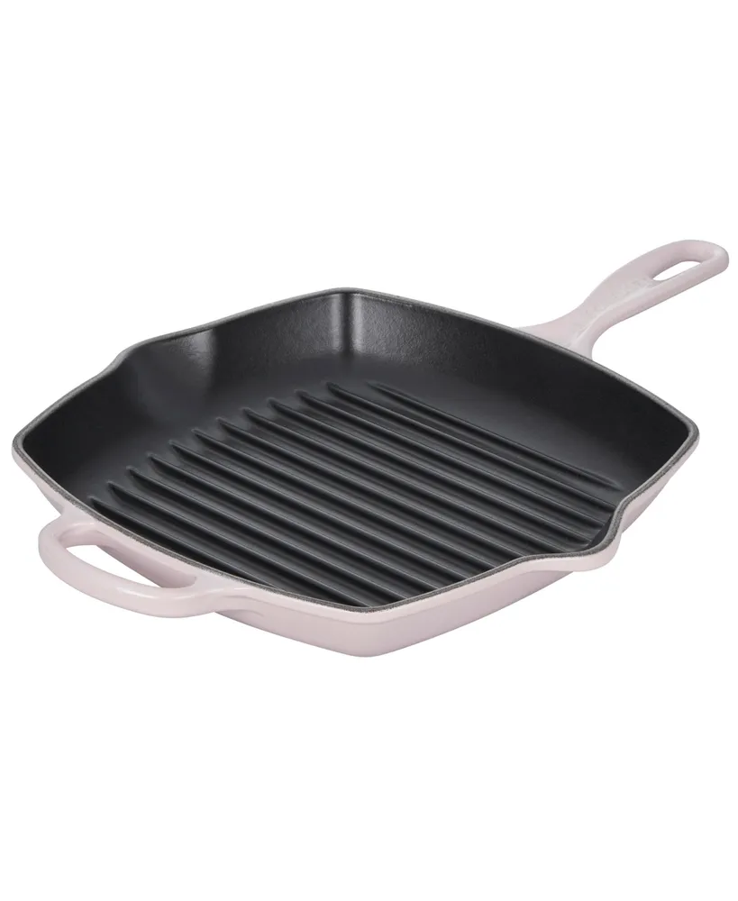 Le Creuset 10.25" Enameled Cast Iron Skillet Grill with Helper Handle