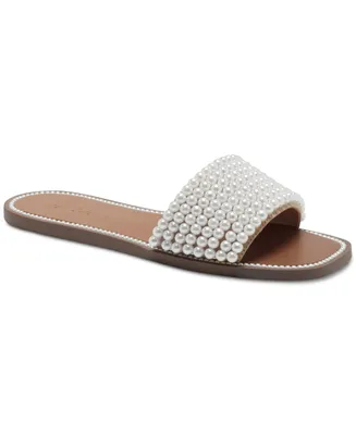 I.n.c. International Concepts Pelle Flat Slide Sandals, Created for Macy's