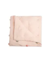 Crane Baby Baby Girls Parker Pom Pom Quilted Blanket