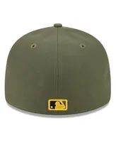 Men's New Era Green Oakland Athletics 2023 Armed Forces Day Low Profile 59FIFTY Fitted Hat