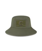 Men's New Era Green Chicago Cubs 2023 Armed Forces Day Bucket Hat