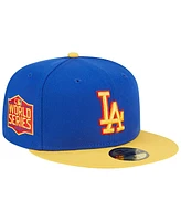 Men's New Era Royal, Yellow Los Angeles Dodgers Empire 59FIFTY Fitted Hat