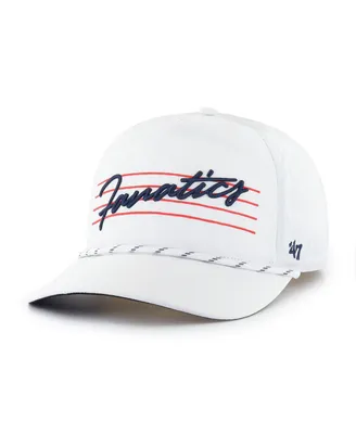Men's '47 Brand White Fanatics Corporate Downburst Script Hitch Adjustable Hat