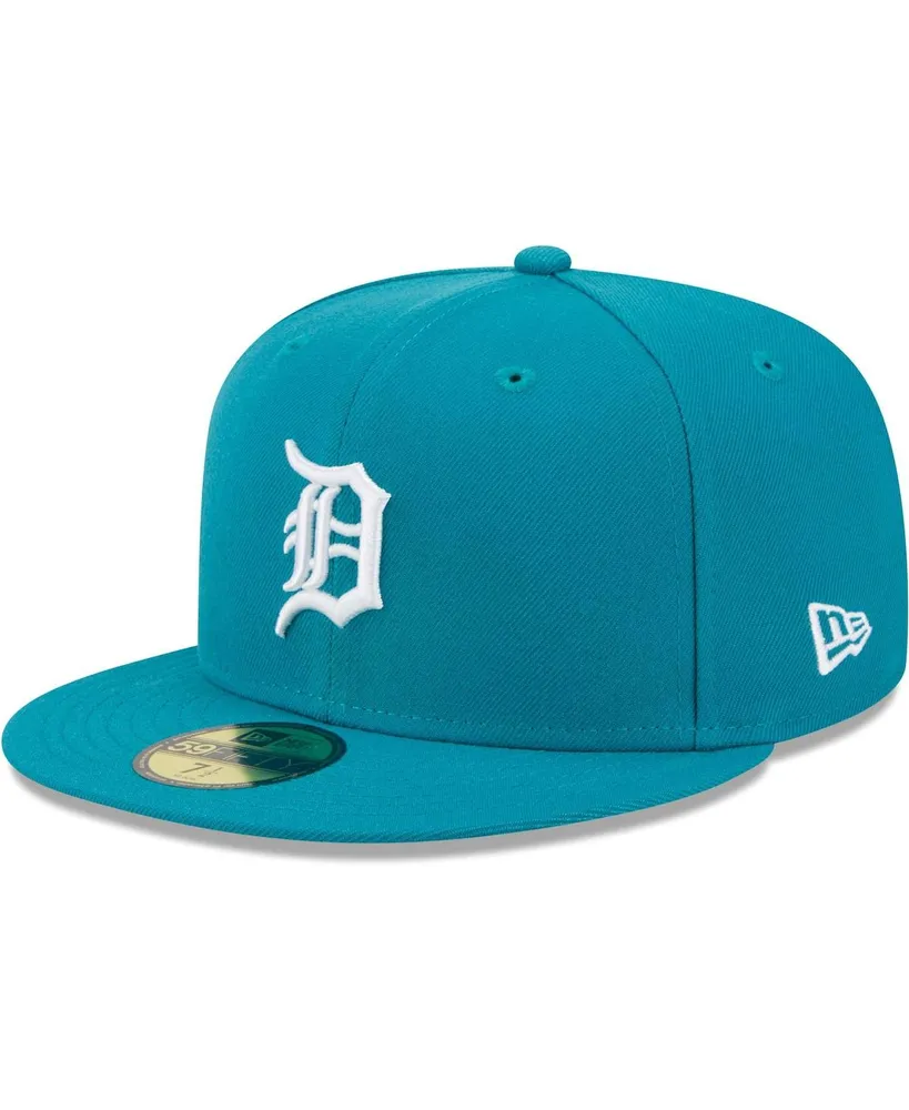 Men's New Era Tan Detroit Tigers 1984 World Series Sky Blue