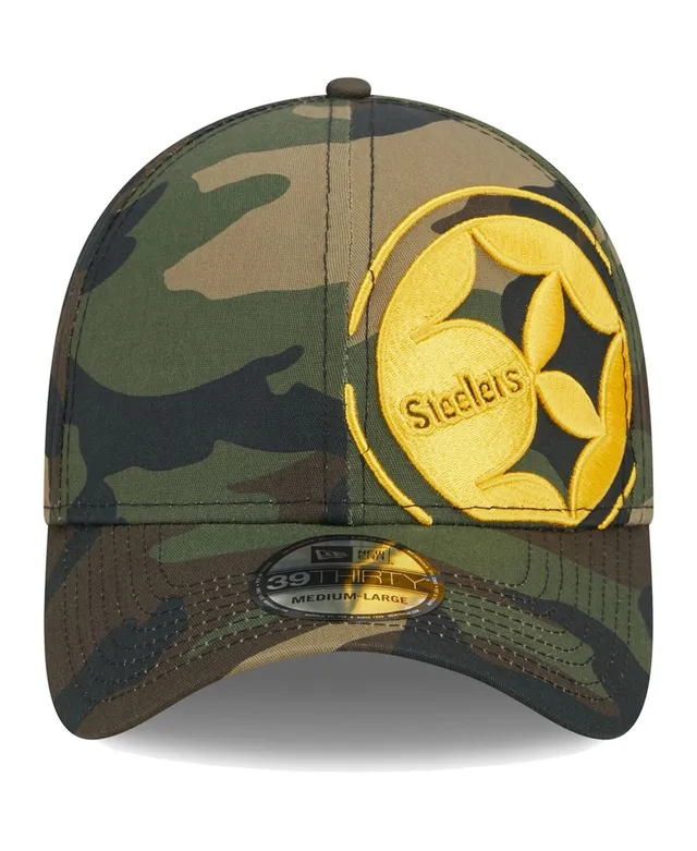 Denver Broncos New Era Throwback Punched Out 39THIRTY Flex Hat - Camo