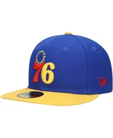 Men's New Era Royal Philadelphia 76ers Side Patch 59FIFTY Fitted Hat