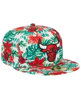 Men's New Era Chicago Bulls Tropical Hibiscus 59FIFTY Fitted Hat