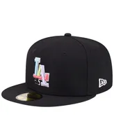 Men's New Era Black Los Angeles Dodgers Multi-Color Pack 59FIFTY Fitted Hat