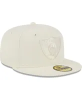 Men's New Era Cream Las Vegas Raiders Color Pack 59FIFTY Fitted Hat