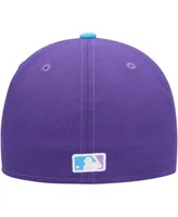Men's New Era Purple Los Angeles Angels Vice 59FIFTY Fitted Hat
