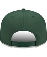 Men's New Era Green Green Bay Packers Word 9FIFTY Snapback Hat