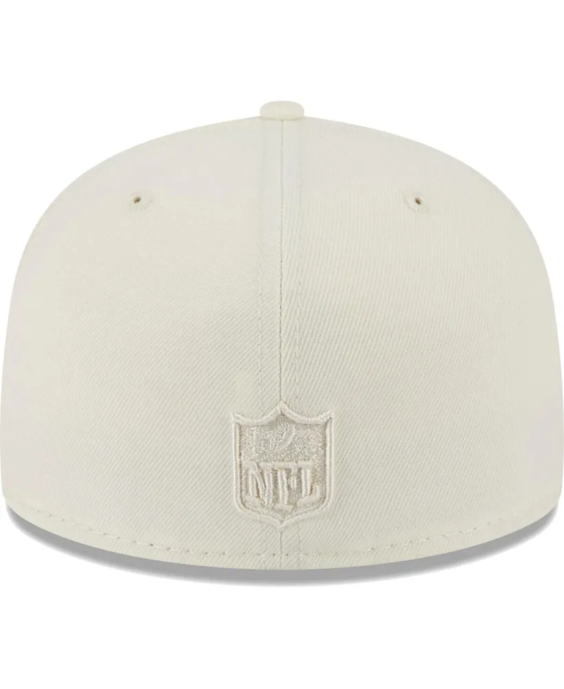 Men's New Era Cream Las Vegas Raiders Color Pack 59FIFTY Fitted Hat